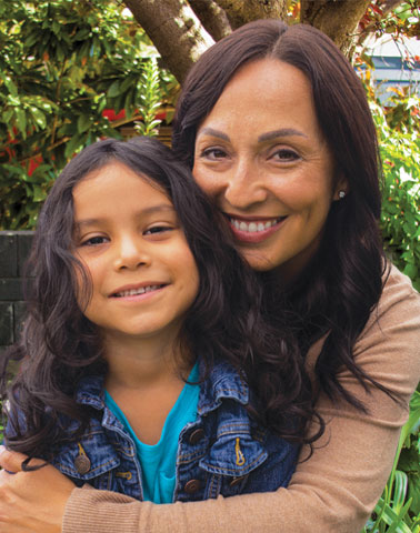 mother and daughter